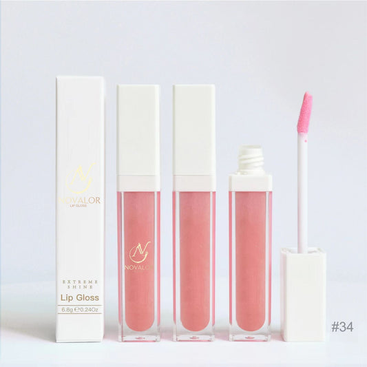Febella Lip Gloss Pink Glass #34