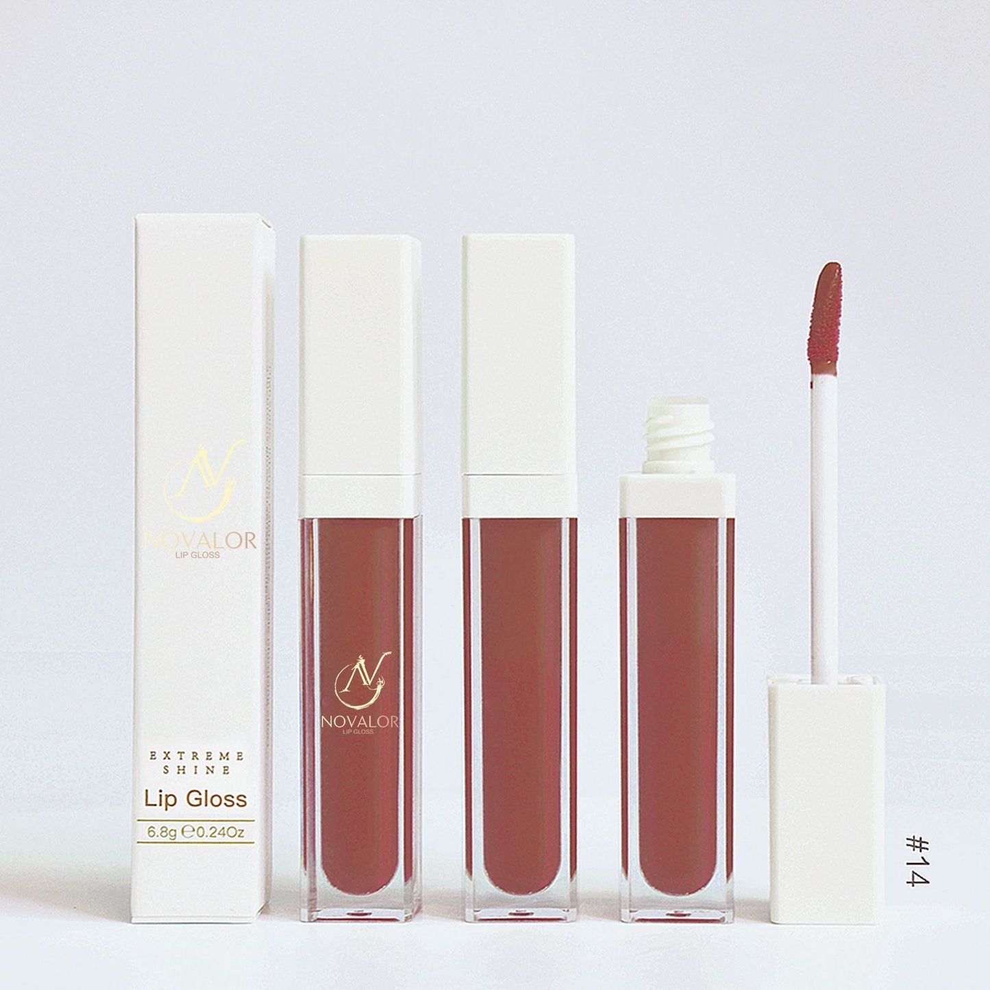 Febella Lip Gloss Nude Pinky #14